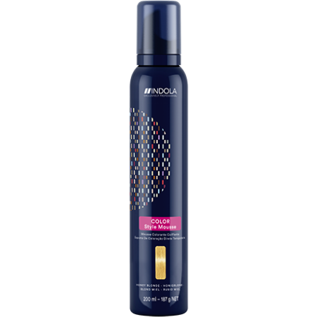 Indola Color Style Mousse honigblond 200ml