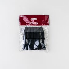 Efalock Shark-Clip Soft schwarz 6 Stück