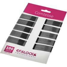 Efalock Comtesse Haarklemmen 5cm schwarz 100 Stück